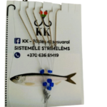 (KK) Sistemėlė strimelėms, su stikliniais spalvotais karoliukais