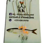 (KK) Sistemėlė strimelėms, su stikliniais spalvotais karoliukais