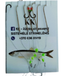 (KK) Sistemėlė strimelėms, su stikliniais spalvotais karoliukais