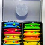 Stintinių sistemėlių rinkinys, su pavadėline dėžute. 10vnt sistemėlių