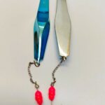 Blizgutė su šviečiančia avižėle stintų žvejybai 14g 3x