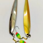 Blizgutė su šviečiančia avižėle stintų žvejybai 13g 6x