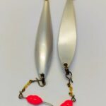 Blizgutė su šviečiančia avižėle stintų žvejybai 12g 7x