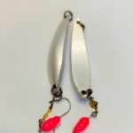 Blizgutė su šviečiančia avižėle stintų žvejybai 9gr 8x