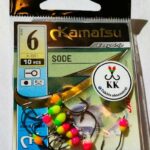 Šviečiančios avižėlės žiobriams KAMATSU SODE 6nr 10vnt (Juodi)