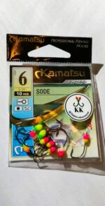 Šviečiančios avižėlės žiobriams KAMATSU SODE 6nr 10vnt (Juodi)