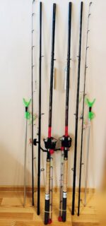 2vnt. Meškerių komplektas plekšnių žvejybai