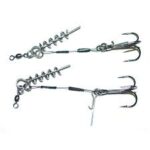 Guminukų kaustymo sistema Atora Stinger rig 6,5cm trišakio dydis 4