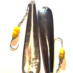 Blizgutė su šviečiančia avižėle stintų žvejybai 11gr 20x