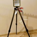 Sukomplektuotas trikojis stovas su 126w žibintu