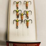 Šviečiantys trišakiai kamatsu nr.10 7vnt žalia