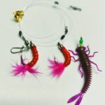 Vertikali velnio sistemėlė ešeriams 2 šokliukai 1 owner avižėlė su guminuku (k3)