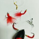 Velnio sistema 85gr. 3 šokliukai su stacionariai pririšta muselė (20K)