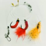 Vertikali velnio sistemėlė ešeriams 2 šokliukai + 1 muselė (k7)