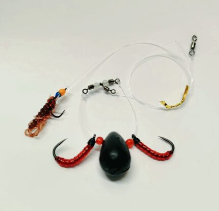 Velnio sistema 28gr. 2šokliukai su stacionariai pririštu guminuku