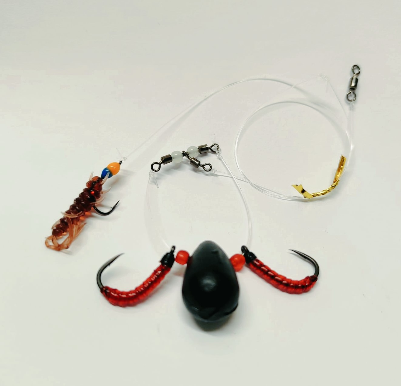 velnio sistema (2) Velnio sistema 28gr. 2šokliukai su stacionariai pririštu guminuku - Image 1