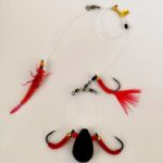 Velnio sistema 28gr.  3 šokliukai su stacionariai pririštu guminuku